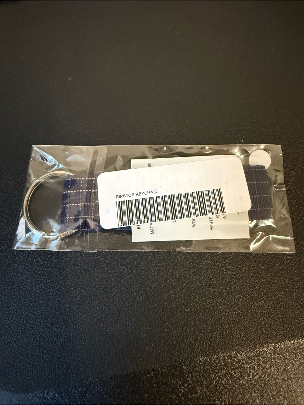 Supreme Ripstop Navy Keychain - Picture 2 of 3